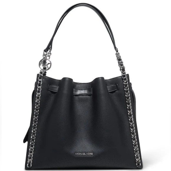 Untouch brand new Authentic Michael Kors Mina Large Chain Shoulder Bag (Black) - Picture 4 of 5